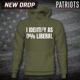 I Identify As 0% Patriots Pledge Hoodie