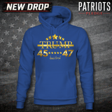 Trump 45 47 Patriots Pledge Hoodie