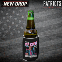 Ice Cold Patriots Pledge Koozie Can Cooler