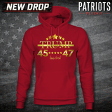 Trump 45 47 Patriots Pledge Hoodie