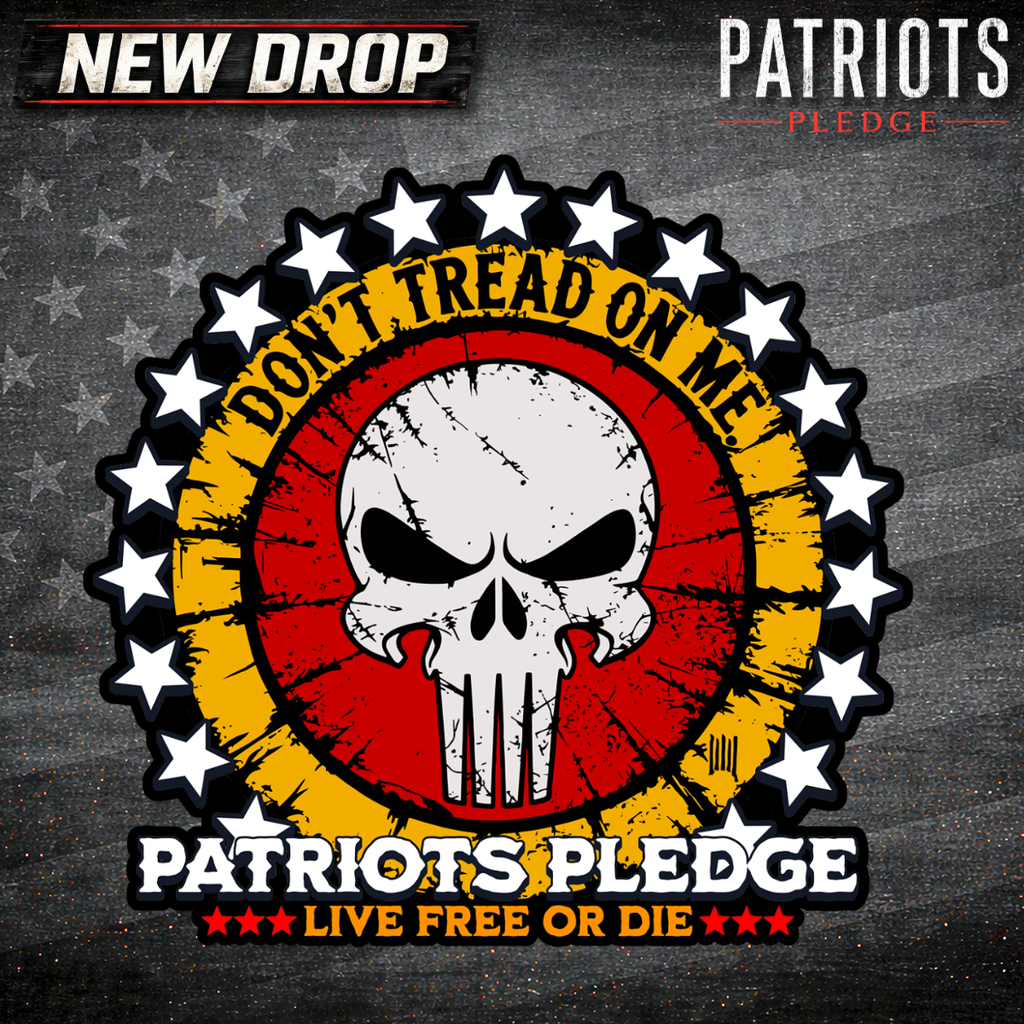 Don't tread On Me Patriots Pledge Sticker