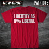 I Identify As 0% T-shirt