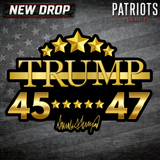 Trump 45/47 Commemorative Patriots Pledge Sticker