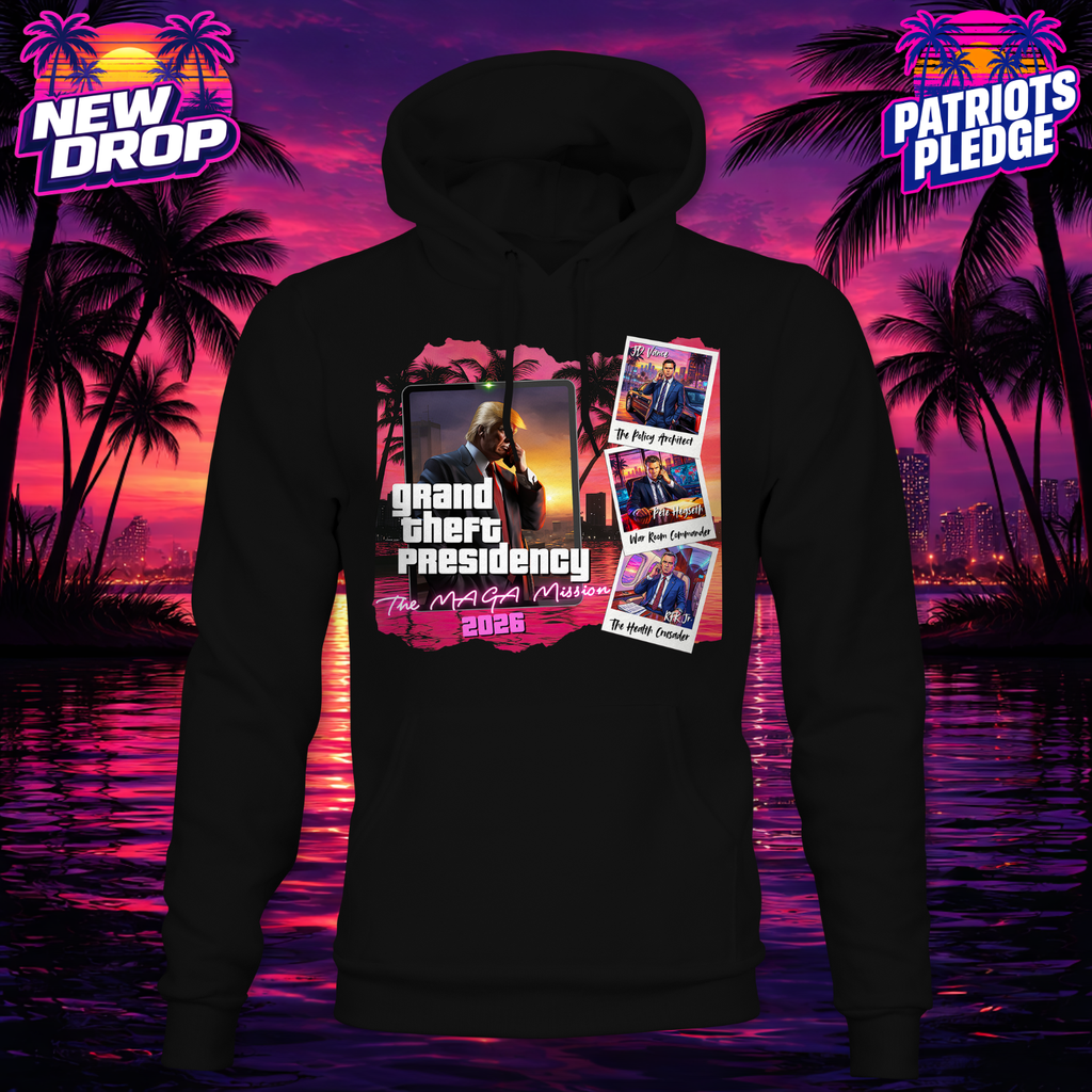 GTA TRUMP MAGA Mission Patriots Pledge Hoodie