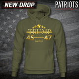 Trump 45 47 Patriots Pledge Hoodie