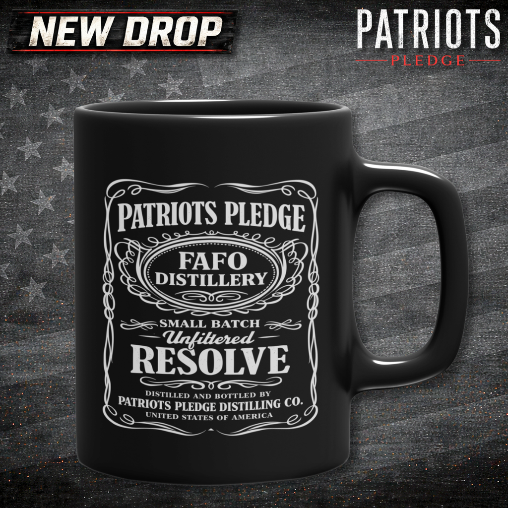 FAFO Distillery Patriots Pledge Coffee Mug