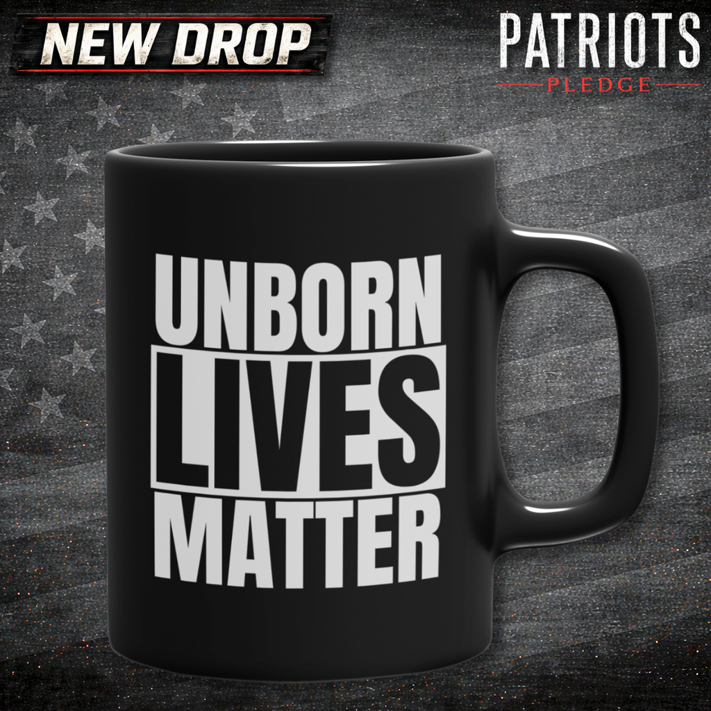 Unborn Lives Matter Patriots Pledge Coffee Mug