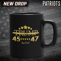 Trump 45/47 Commemorative Patriots Pledge Coffee Mug