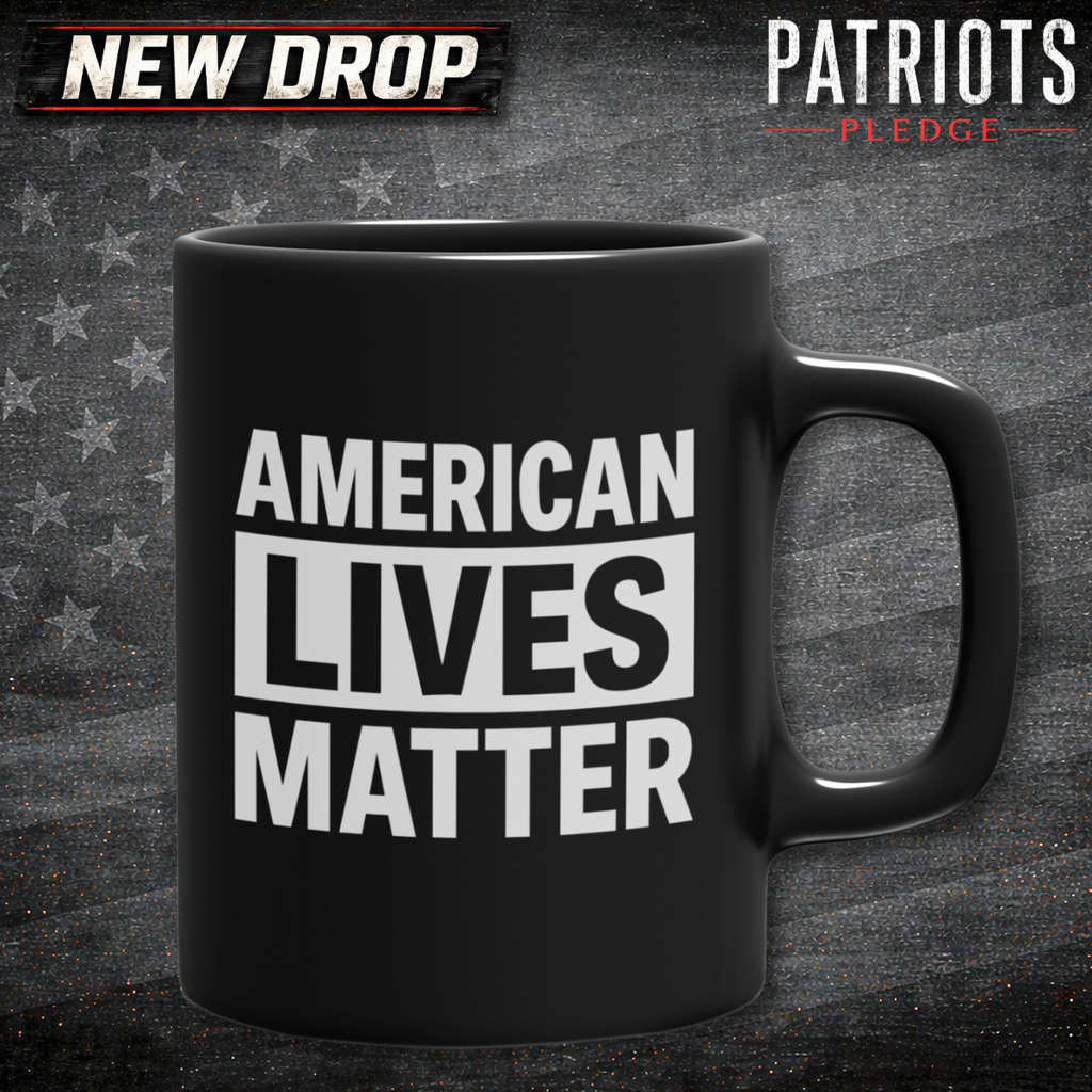 American Lives Matter Patriots Pledge Coffee Mug