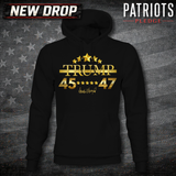 Trump 45 47 Patriots Pledge Hoodie